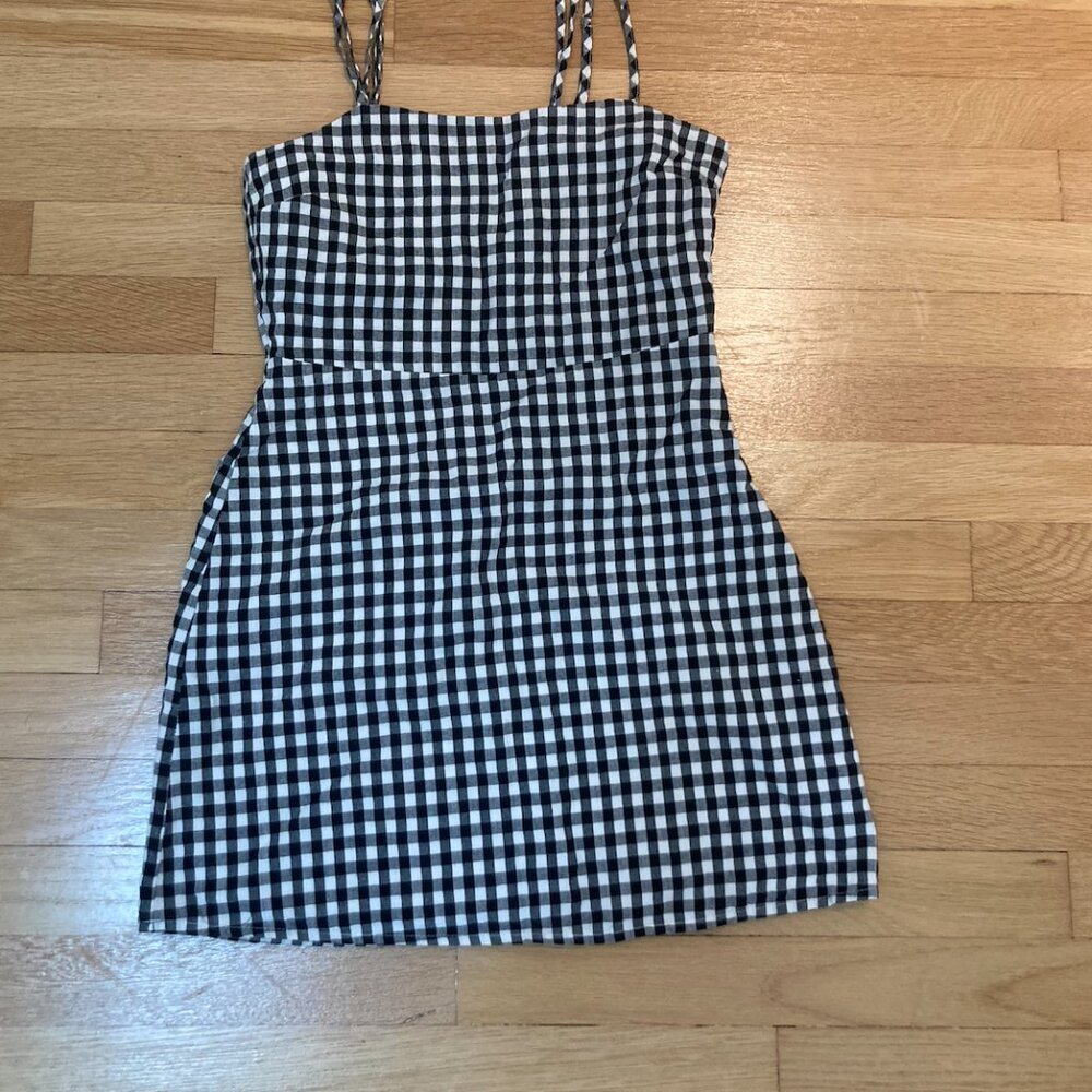 Lulus Checkered Mini Dress